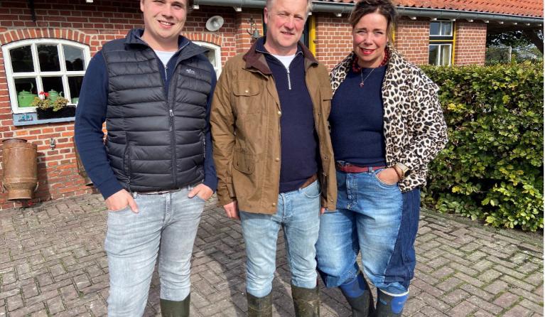 Kees, Walter en Christel Luttikhuis