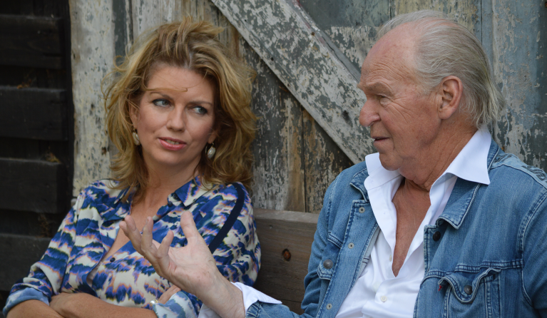 Annemiek Schrijver en Peter Faber