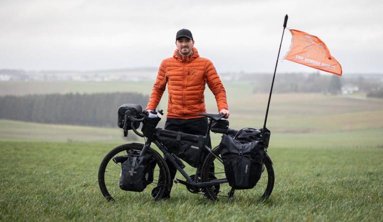 koen sachse met fiets