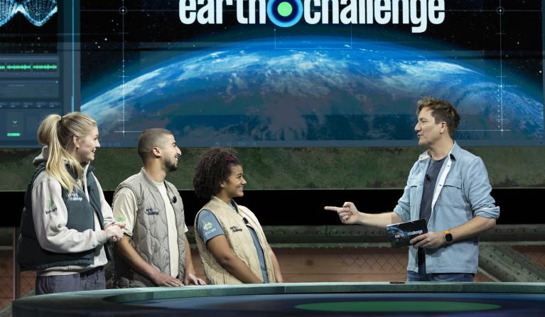 Het Earth Challenge-expeditieteam