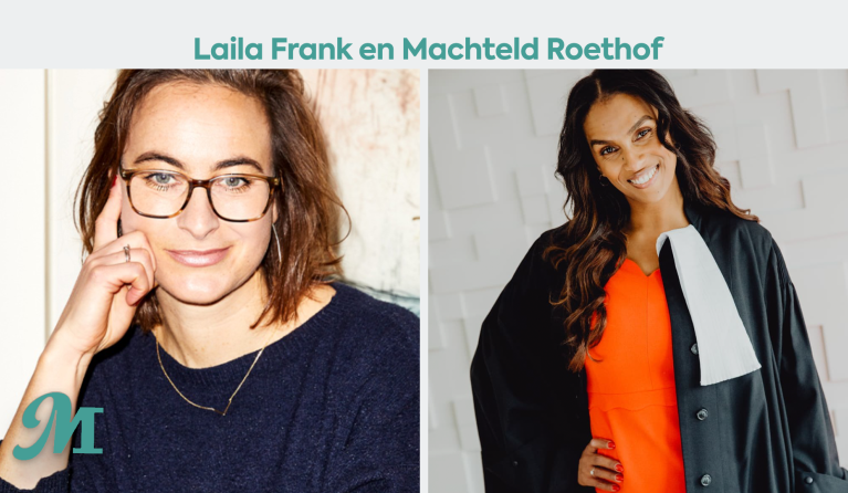 Laila Frank en Machteld Roethof