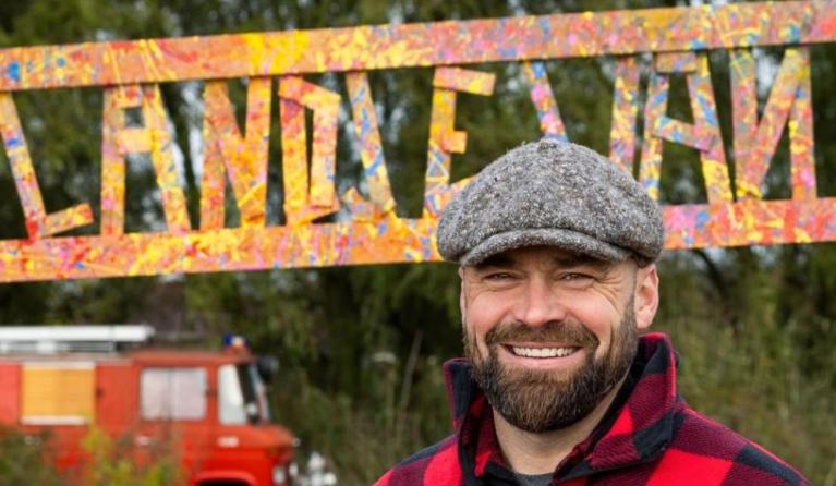 Header - het landje van Tim met logo