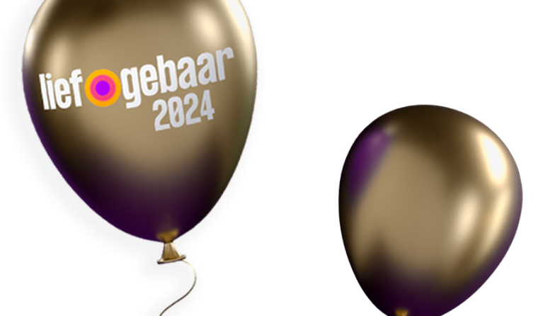 twee gouden ballonnen