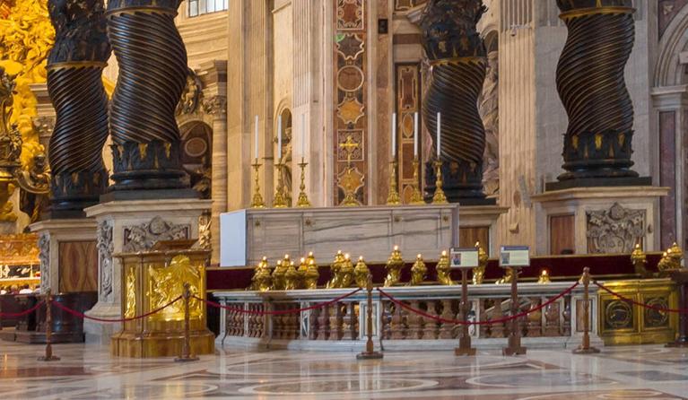 confessio s pietro vaticano
