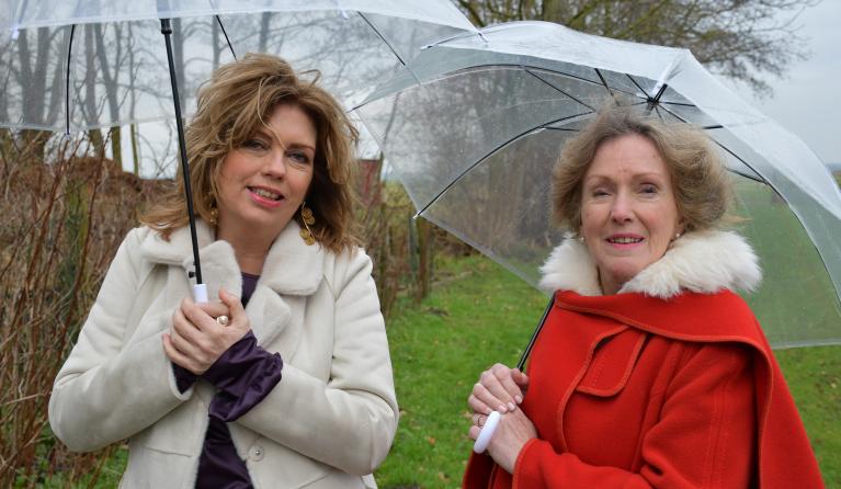Annemiek Schrijver en Margriet van der Kooi