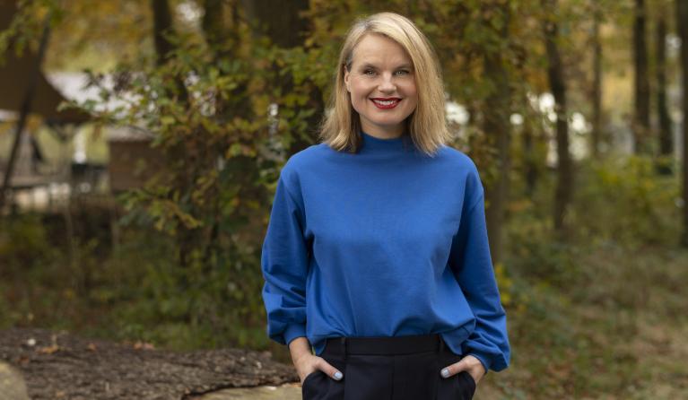 Marieke Eyskoot buiten