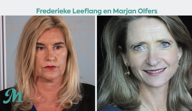 Frederieke Leeflang en Marjan Olfers ©ANP