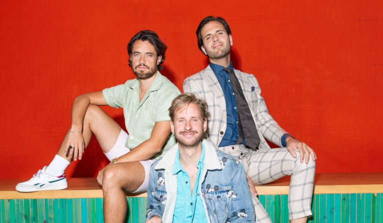 Daan, Tobias en Jasper van de FOMO show