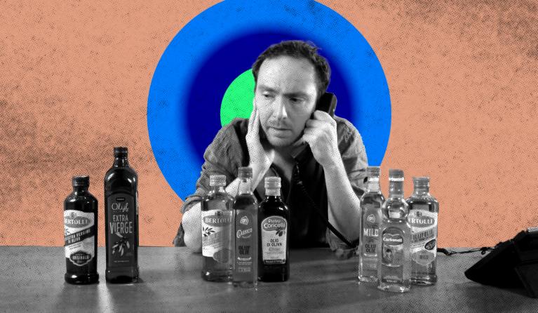 KVW Supermarktgids - Olie header - Pieter