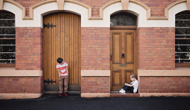 Pointer Kinderen op straat