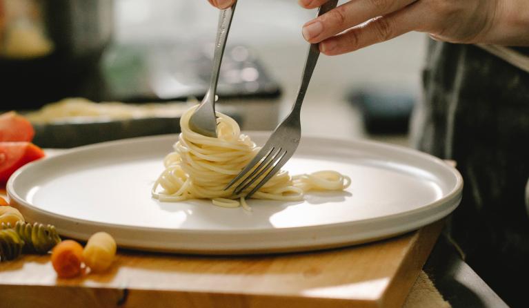 gekookte pasta