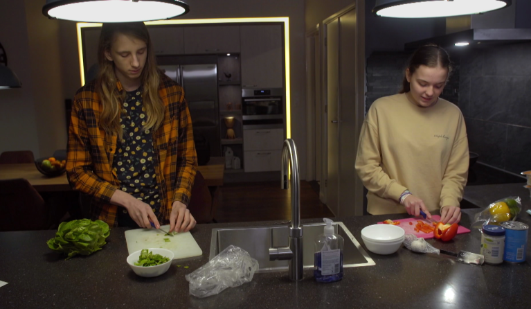 Pubberuil Anouk en Manou