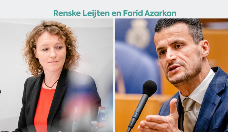 Renske Leijten en Farid Azarkan