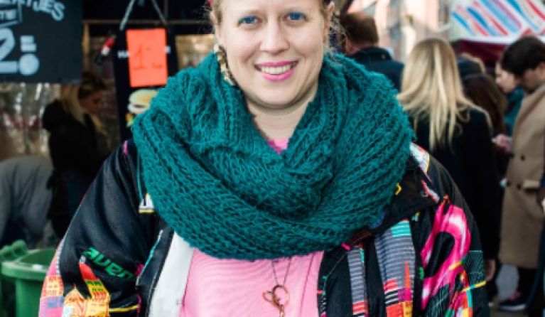 Sabine: "Ik kan zijn, wie ik wil zijn". Foto: Elisabeth Lanz 