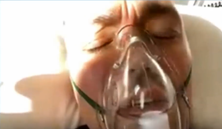 Coronapatient Joel Borelli aan de beademing