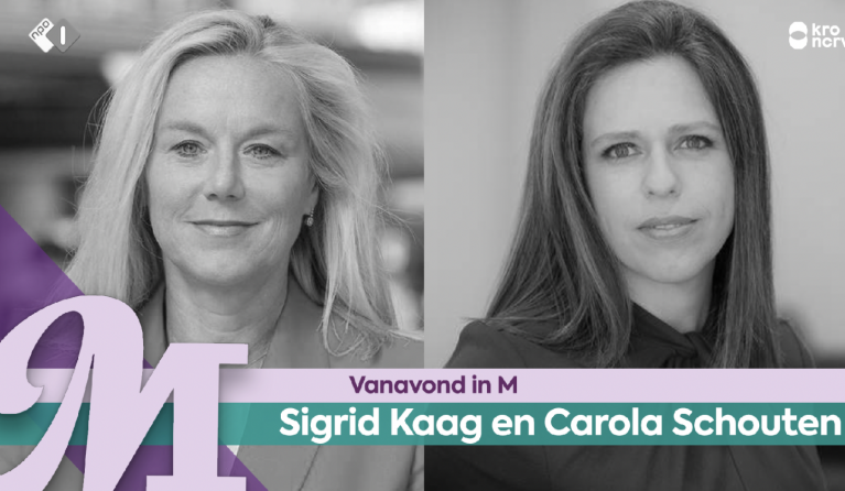 Sigrid Kaag en Carola Schouten