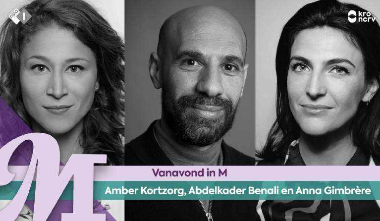 Amber Kortzorg, Abdelkader Benali en Anna Gimbrère 