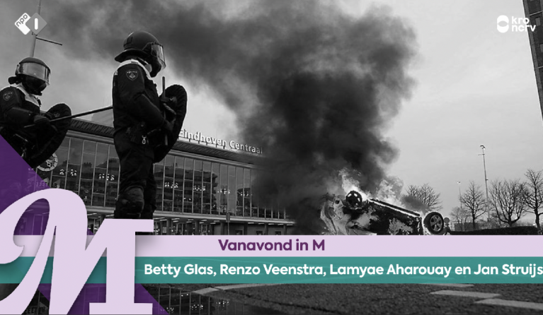 Rellen tegen de avondklok