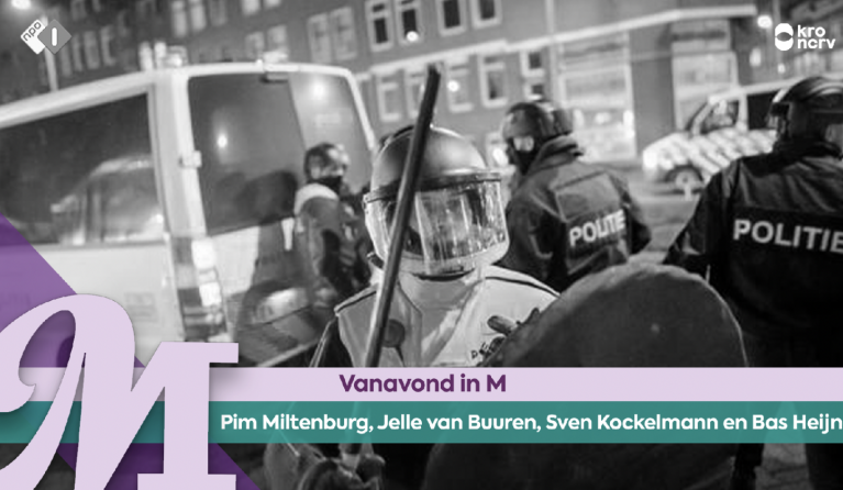 Rellen tegen de avondklok