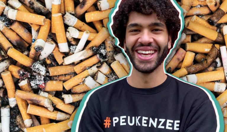 “Waarom ruimen mensen hondenpoep op, maar hun peuken niet?”