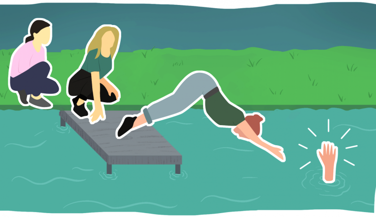 9-jarige jongetje raakte te water, deze tieners schoten te hulp 
