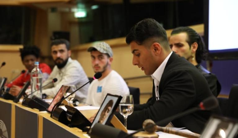 Shadow Game jongeren in Europees Parlement