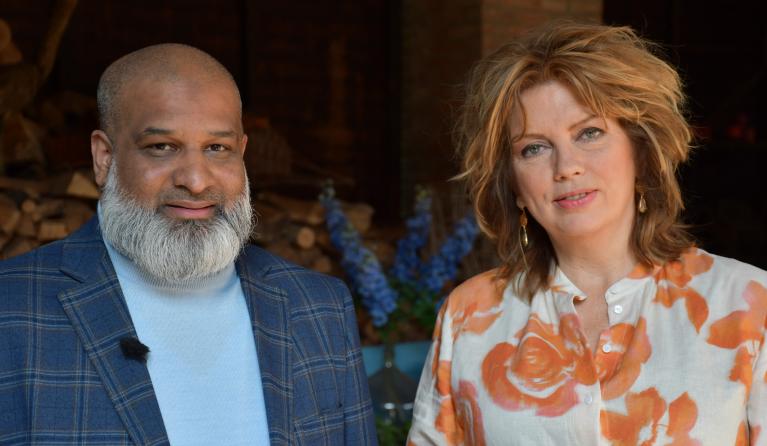 Annemiek Schrijver en Shamier Madhar