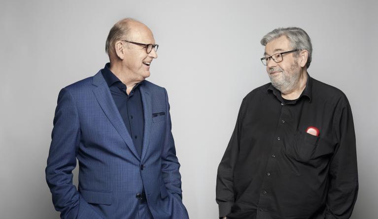 Philip en Maarten lachen naar elkaar