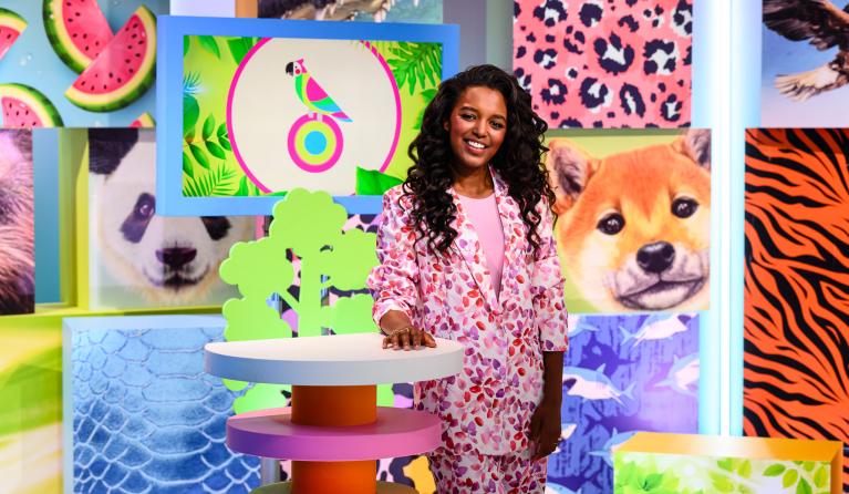 Sosha Duysker in de Waku Waku studio