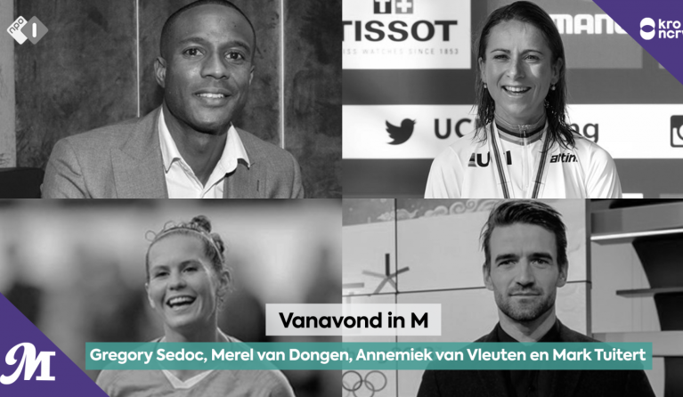 Gregory Sedoc, Merel van Dongen, Annemiek van Vleuten en Mark Tuitert