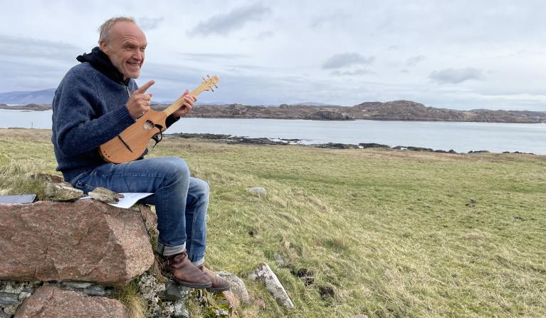 Stef Bos op Iona Petrus