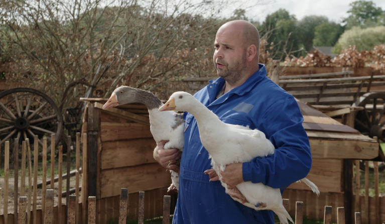Boer Arnold en ganzen