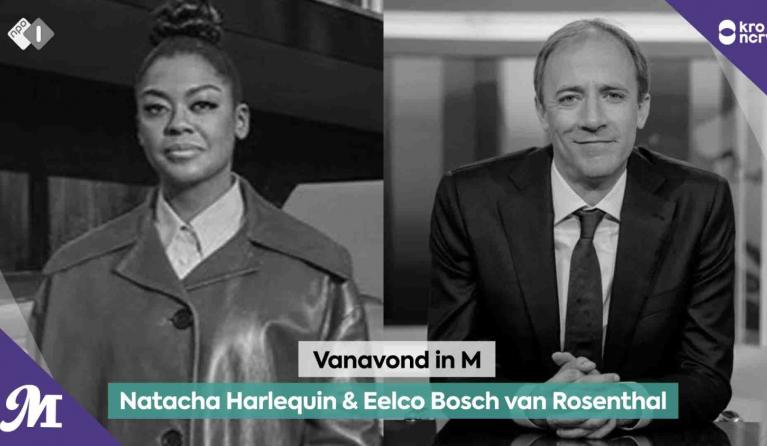 Natacha Harlequin en journalist Eelco Bosch van Rosenthal 