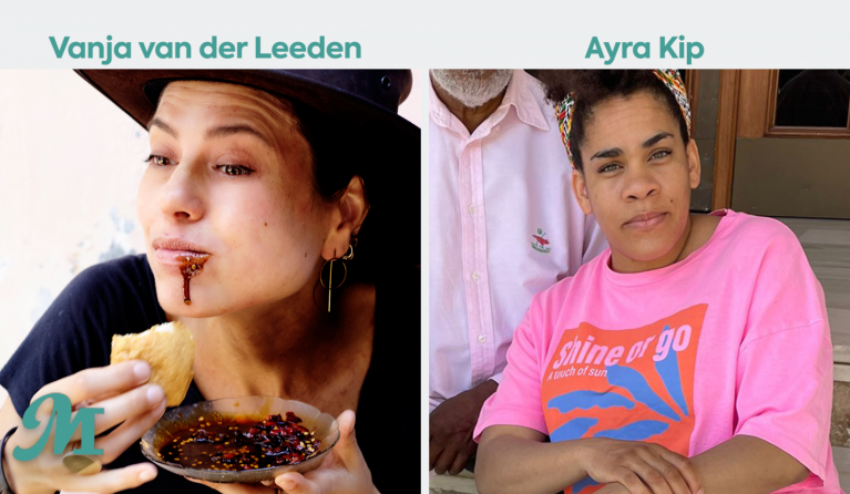 Vanja van der Leeden en Ayra Kip
