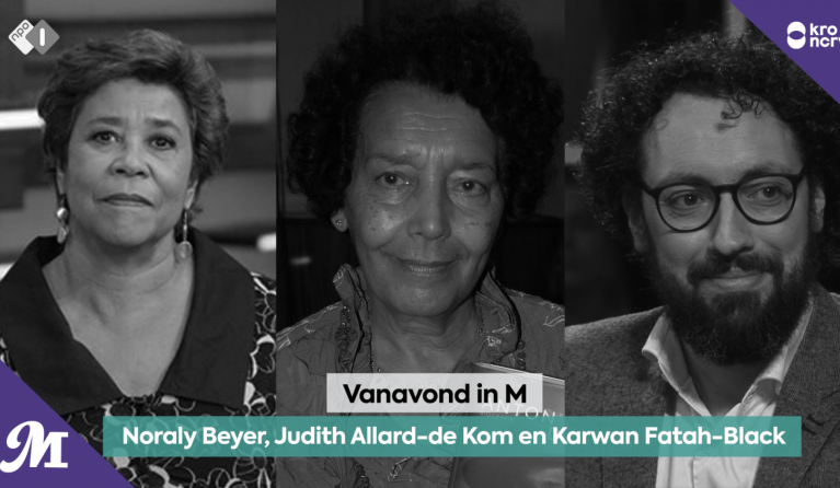 Noraly Beyer, Judith Allard-de Kom en Karwan Fatah Black 