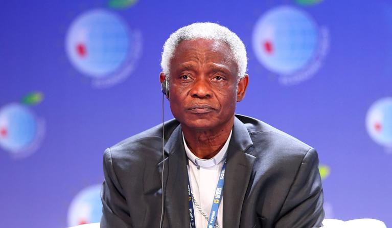 Roman Catholic priest Cardinal Peter Kodwo Appiah Turkson from Ghana attends the first day of the 30th Economic Forum in Karpacz, south-western Poland, 07 September 2021. The The Economic Forum is the largest conference in Central and Eastern Europe. The Forumâ€™s mission is to create a favourable climate for the development of political and economic cooperation between EU member states and their neighbours. Forum will run until 09 September.