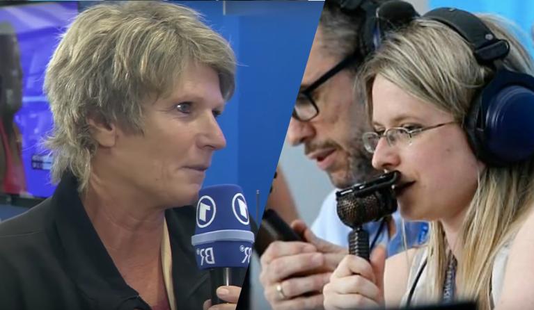 Claudia Neumann en Vicki Sparks 