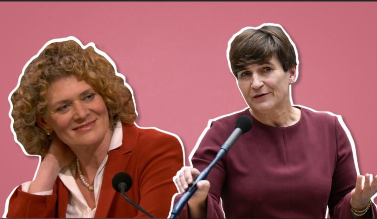 Julia Wouterrs en Lilianne Ploumen 