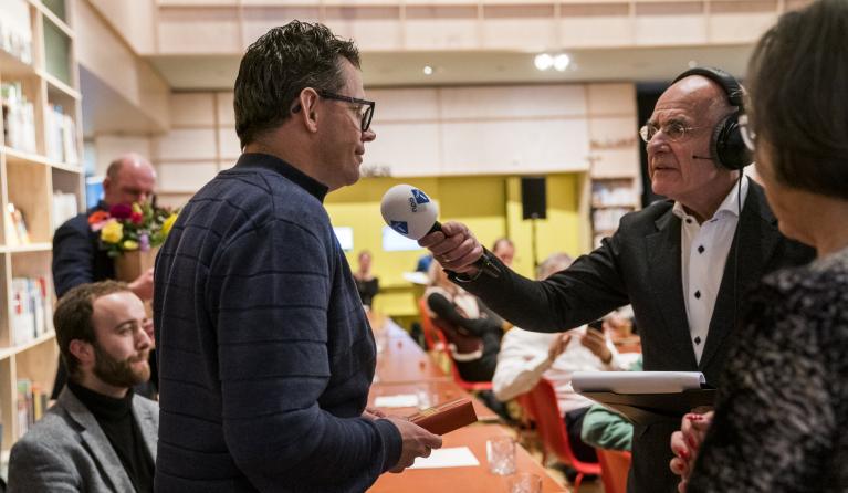 Winnaar Groot Dictee Patrick van Aarle