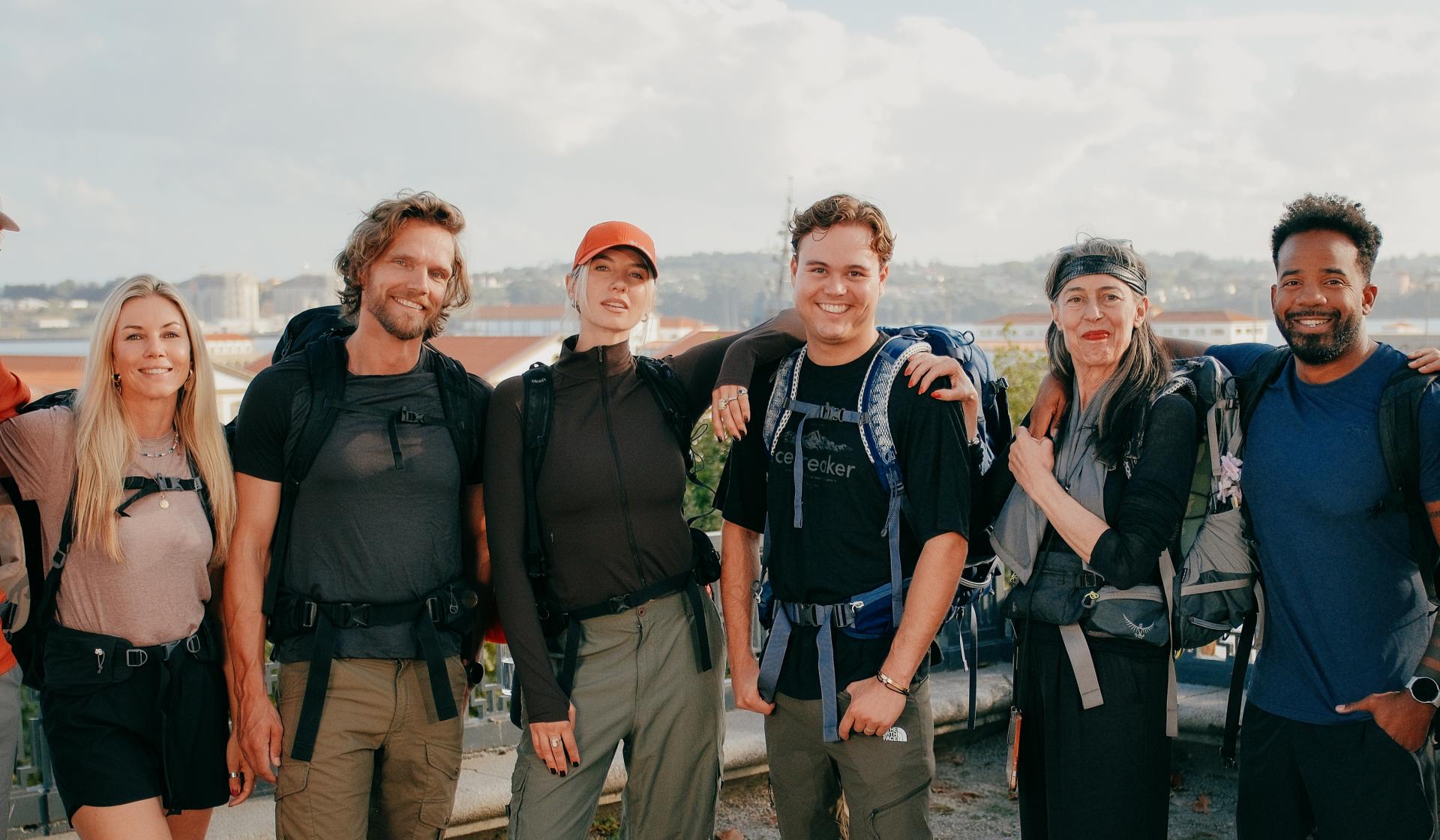 Eight Dutch celebrities walk 111 km of the Camino Inglés