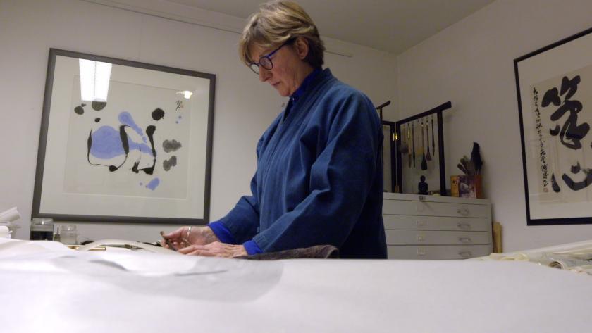 De Boeddhistische Blik (19.04.07) Schoonheid van de Leegte: Marjon de Jong aan het werk