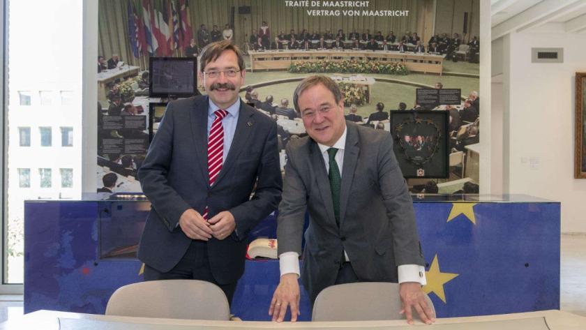 Theo Bovens en Armin Laschet (bron: Provincie Limburg) bovens