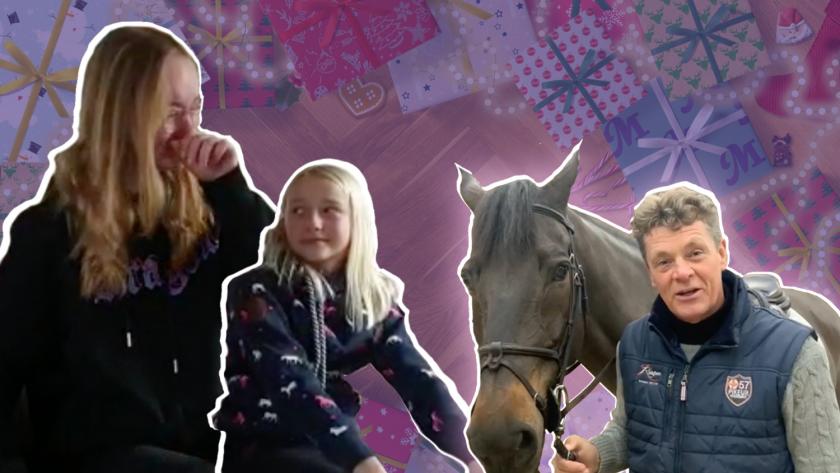 Kristel wordt verast door haar favoriete ruiter