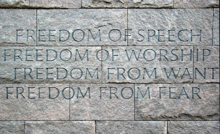 Vier vrijheden Four freedoms