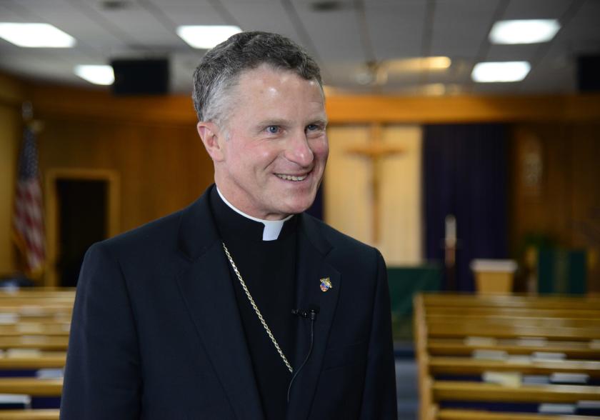 Aartsbisschop Timothy Broglio van het Amerikaanse militair ordinariaat is vandaag voor een termijn van drie jaar gekozen tot de nieuwe voorzitter van de Conferentie van de Katholieke Bisschoppen van de Verenigde Staten Aartsbisschop Timothy Broglio van het Amerikaanse militair ordinariaat is vandaag voor een termijn van drie jaar gekozen tot de nieuwe voorzitter van de Conferentie van de Katholieke Bisschoppen van de Verenigde Staten