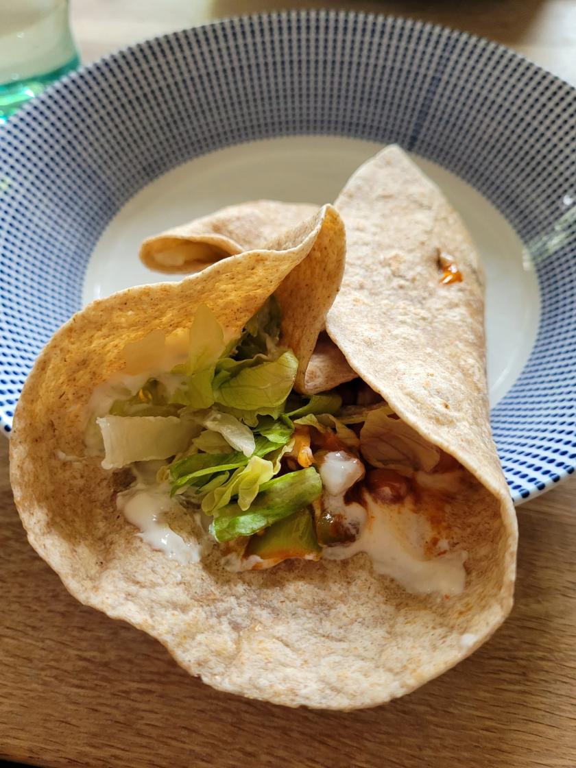 Een heerlijke wrap gemaakt door Ymre Een heerlijke wrap