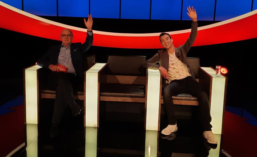 Andries Tunru en Philip Freriks Andries Tunru en Philip Freriks