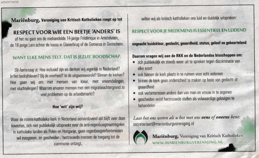 Advertentie Mb Marienburg