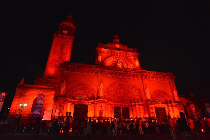 Kathedraal van Manilla Filipijnen op RedWednesday Kathedraal van Manilla Filipijnen