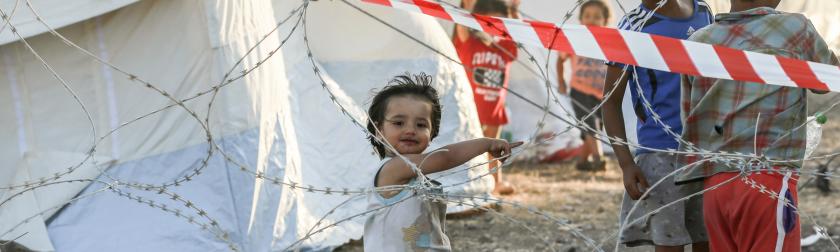 Kamp Moria 20 september 2020 op Lesbos Kamp Moria 20 september 2020 op Lesbos